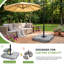 6.8kg Plastic Free Standing Umbrella Base-1966475073