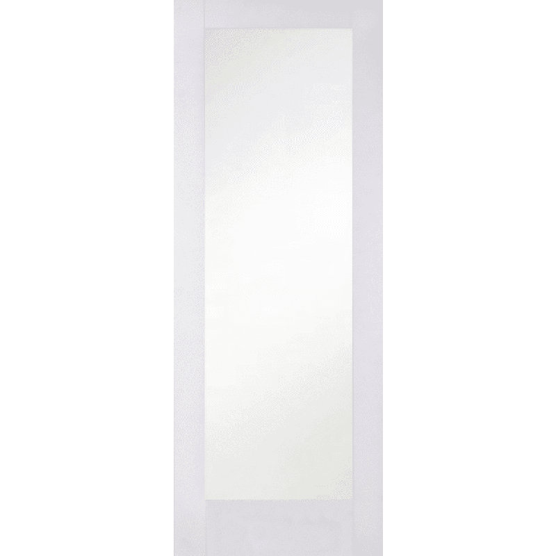 Wyona Veneer Sliding Doors Primed, 198.1cm H x 57.3cm W x 3.5cm D