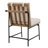 Rekiyah Upholstered Counter Stool with Metal Frame-1557348792