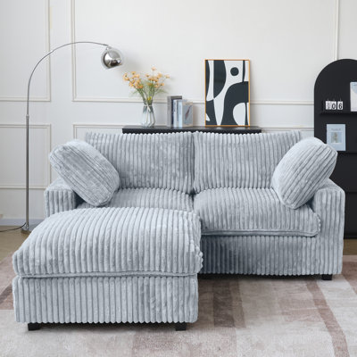 Canapé modulaire 3 pièces rembourré
