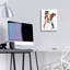 Art mural en verre Red Barrel Studio «Rainbow Dogs Red Boston Terrier» par Lindsay Kivi-1390863468