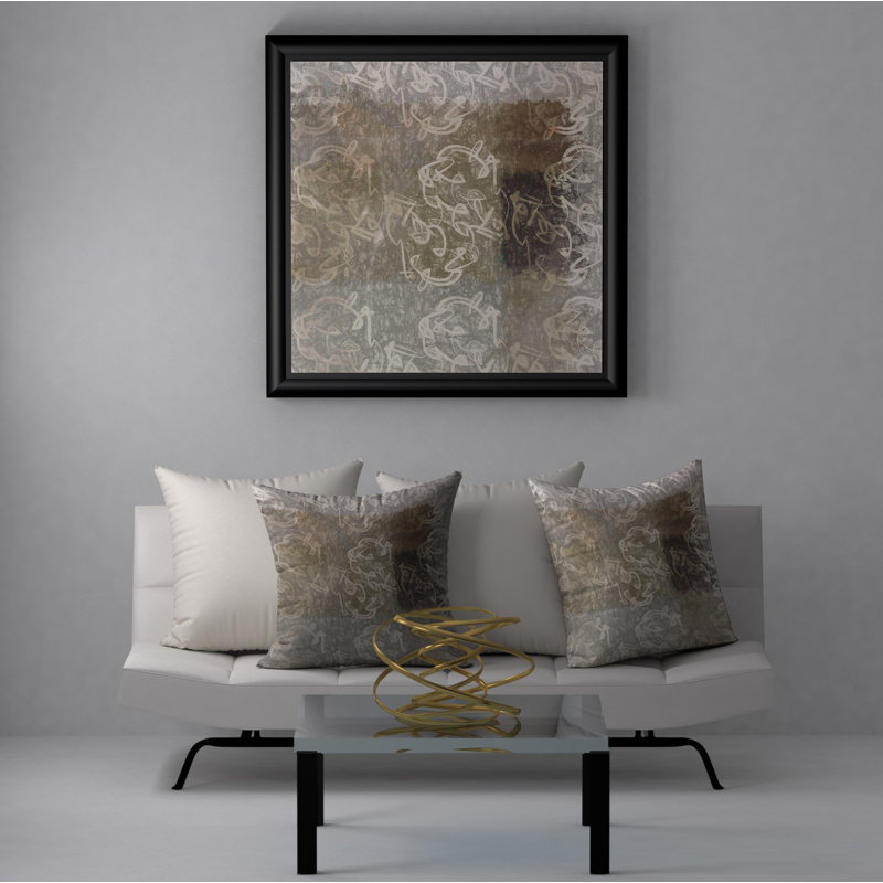 Housse de coussin carrée/insert, 20 po x 20 po