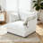 Plush Beige Upholstered Chenille Accent Chair with Oversized Cloud Cushions-346721709