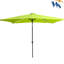 Parasol à DEL 10 pi x 6,5 pi pour patio, manivelle et inclinaison, 26 lumières, jardin rectangulaire 10 pi 6,5 pi, manivelle, piscine inclinable-129907942