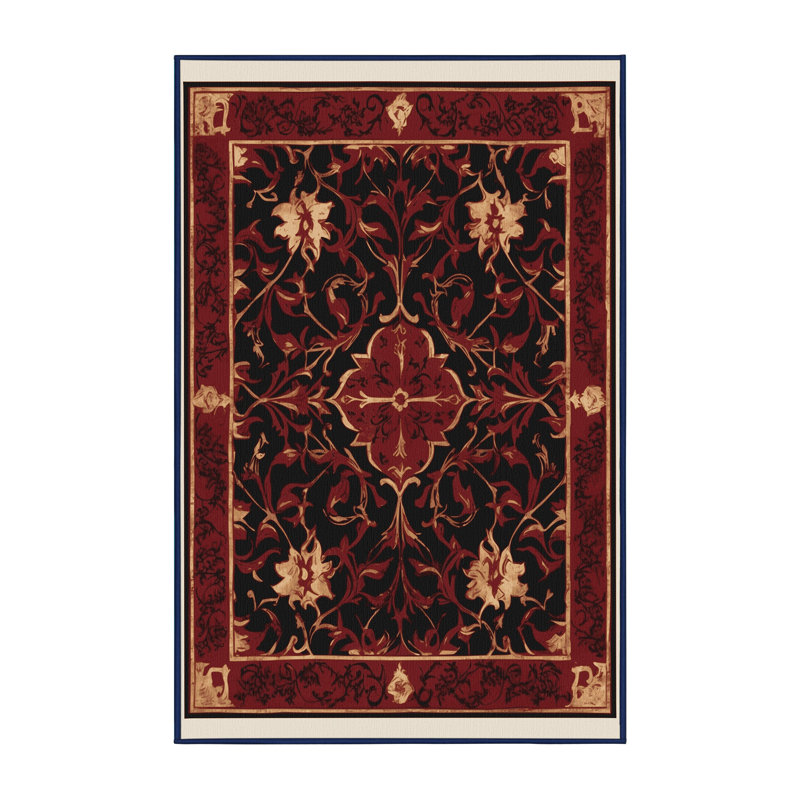 Ethereal Vine Rug, Rectangle 2' x 3'