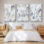 Blue Notes I - Ensemble de 3 cadres photo simples sur toile-97757190-97757189