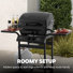 Feasto 2-burner Propane Gas Grill With Grill Cart