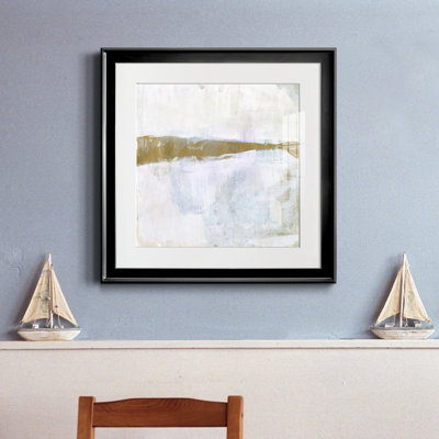 12_Gold Ribbon Horizon I-Premium, reproduction encadrée - prête à être accrochée