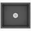 VidaXL Kitchen Sink Undermount Sink with Strainer Stainless Steel Sink Square-85501553-85501554