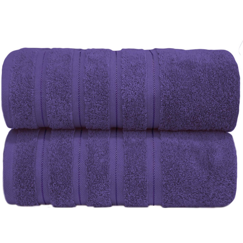 100% Cotton Bath Sheet, Purple