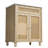 30-Inch Bathroom Vanity: Handwoven Rattan Doors