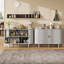 Buffet 47 "avec portes coulissantes, tablettes réglables et armoire de rangement pour la cuisine, la salle à manger-2015176100-2016593121