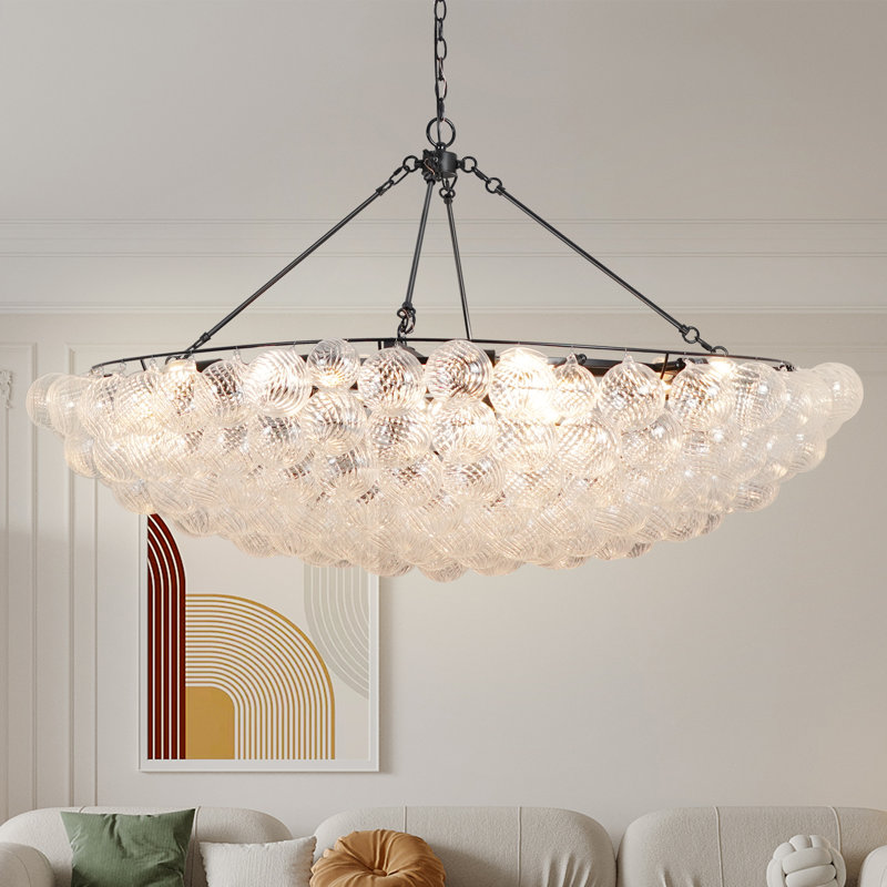 Lustre de style Mid-Century 34 lumières pour lustre de salon