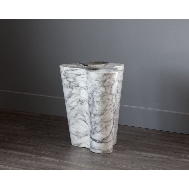 Cyris End Table - Grey, 22" H x 22" W x 18" D