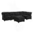Sectional Sofa U Shaped Modular Couch With Reversible Chaise Modular Sofa Sectional Couch,6- Seat Convertible Sofa,Fit For Living Room-754324906