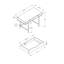 Computer Desk, Home Office, Laptop, Storage Drawers, 48"L, Work, Grey Laminate, Black Metal, Contemporary, Modern-147385573