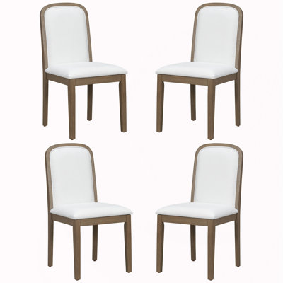 Ensemble de chaises de salle à manger avec 4 chaises rembourrées