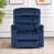 100 % polyester bleu marine est en rupture de stock
