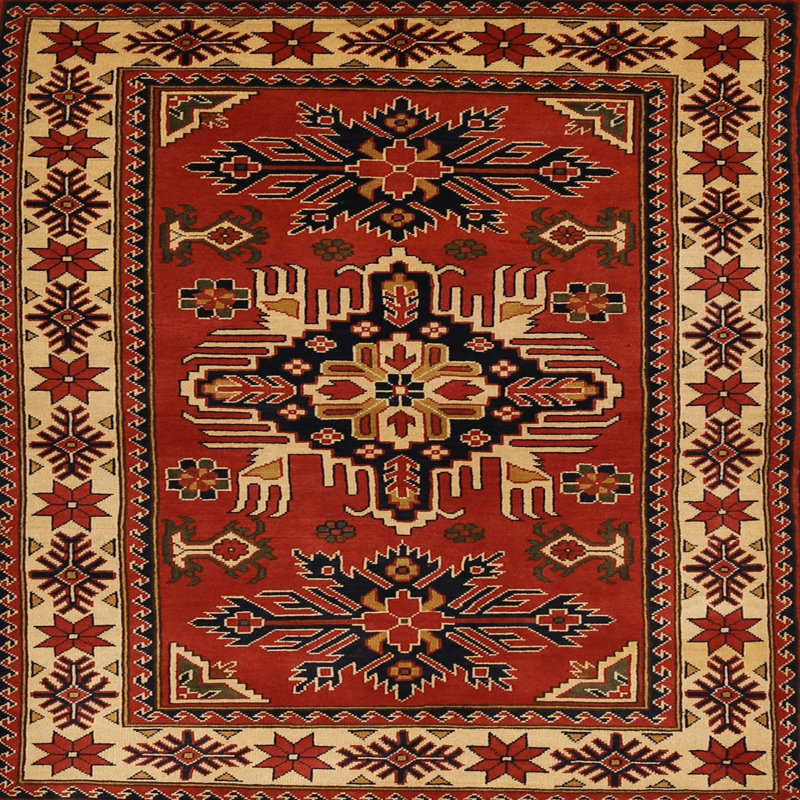 Southwestern Indoor Rug, Round 5'
