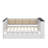 Twin-Size Daybed With Storage Shelves, Upholstered Backrest, USB Port, And Trundle-480993658