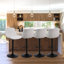 Swivel Upholstered Adjustable Height Counter Stool with Metal Frame-1992063865-1992063749