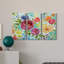 Modern Garden IV - Ensemble de 3 peintures sur toile tendue-872672091