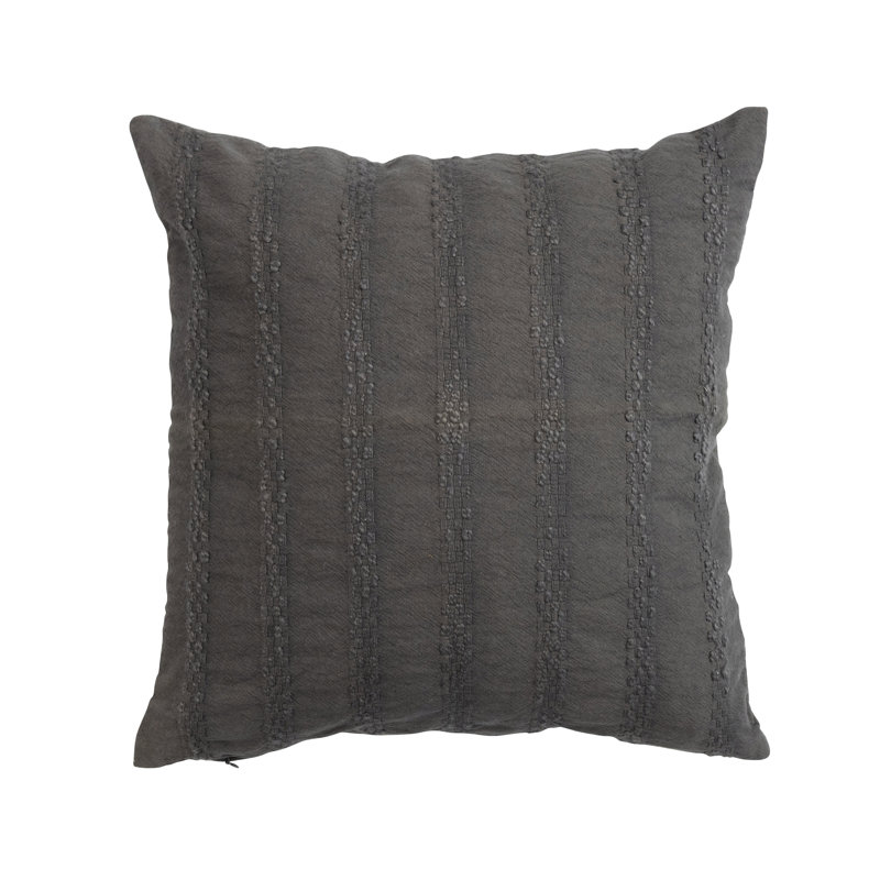 Striped Cotton Pillow Cover