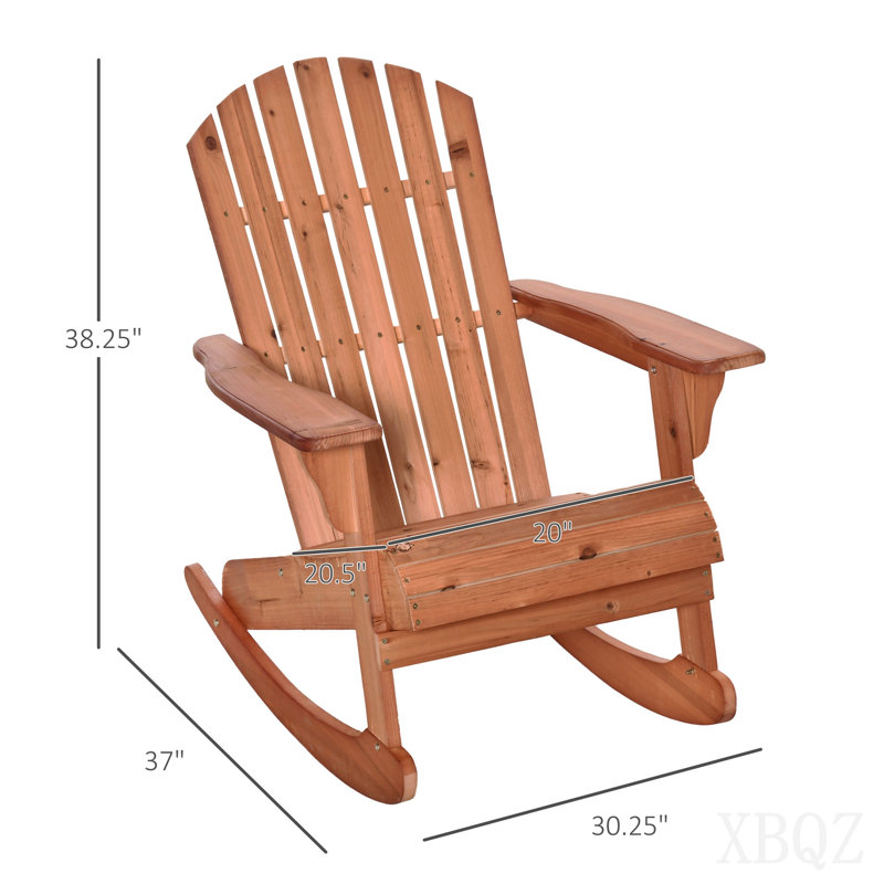 Chaise berçante à bascule