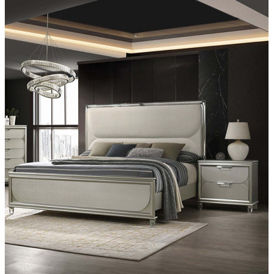 3Pc Bed W Trundle 2X Nightstands