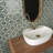 Phlox 8" x 8" Patterned Satin Porcelain Tile-95711329