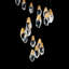 Martini 15 Light Crystal LED Multi-Light Pendant-1322101522-1322101525