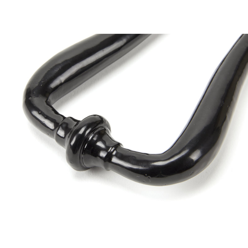 Art Deco Slimline Door Knocker, Black