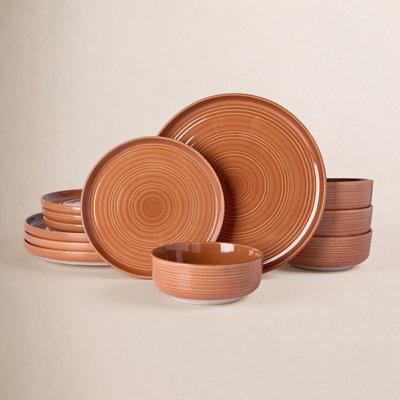 12-Piece Stoneware Dinnerware Set