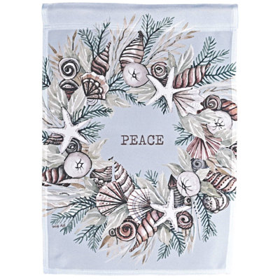Kamayia Double Sided 18 in. H x 13 in. W Polyester Christmas Garden flag