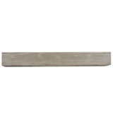 48" Rustic Espresso Wood Fireplace Mantel & Floating Shelf for Stylish Home Decor