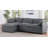 142” W Oversized 6-seater Composable Modular Sofa With 2 Ottomans-720770515