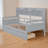Twin Size Daybed With Bedside Shelves ,two Storage Drawers ,no Box Springs Needed-260903470