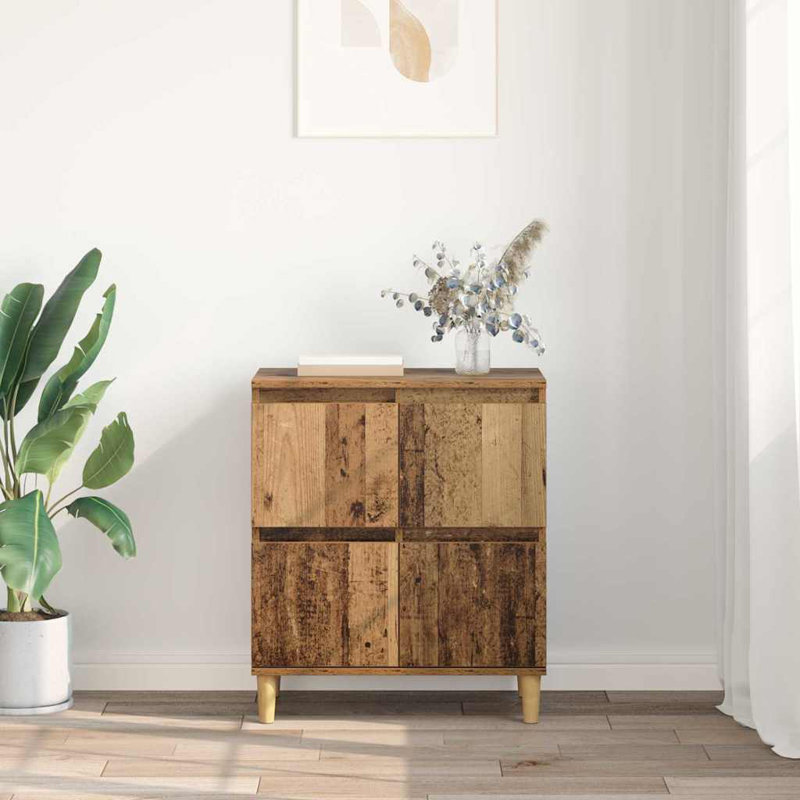  Sideboard Old Wood 60 X 35 X 70 Cm Engineered Wood, Old Wood