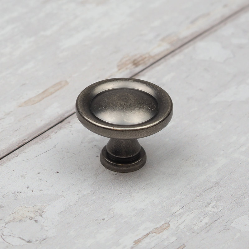 160mm Antique Pewter Handle, 31mm Knob
