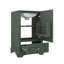 Meuble-lavabo de 20 po avec lavabo simple intégré, tablette ajustable en U, tiroir à compartiments et support de rangement fixé à la porte-1582423411