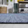 Tapis intérieur / extérieur bleu Amidon