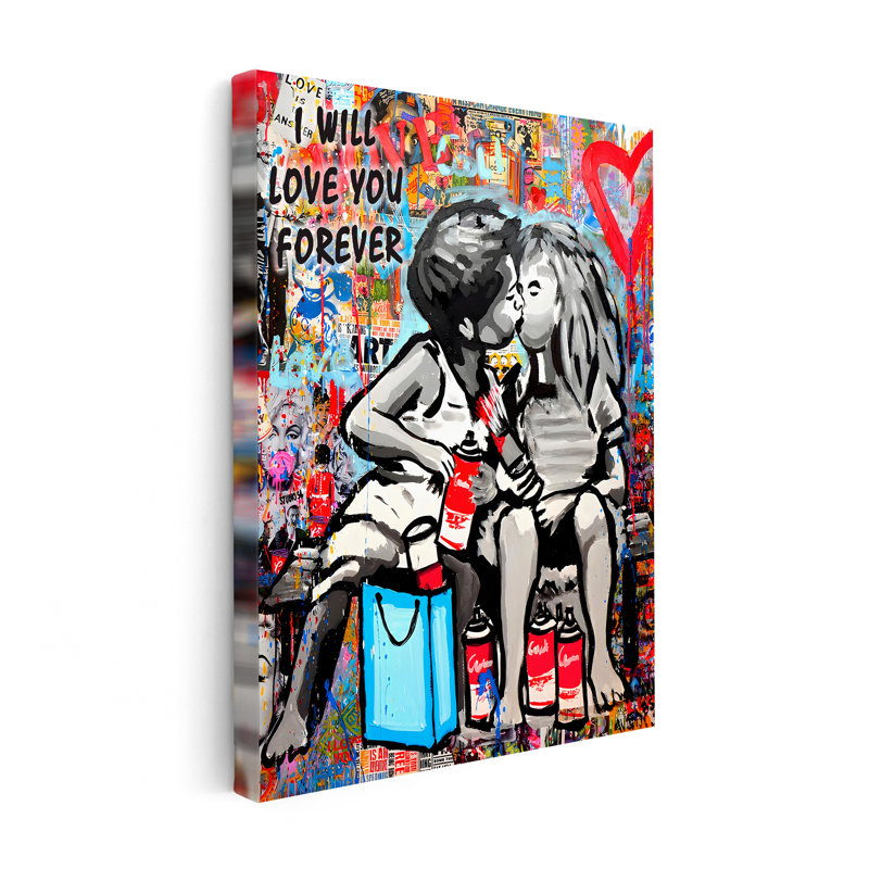 I Will Love You Forever, Poster, 16"H x 20"W, Brown Framed