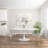 Flow Oval with Steel Base Dining Table