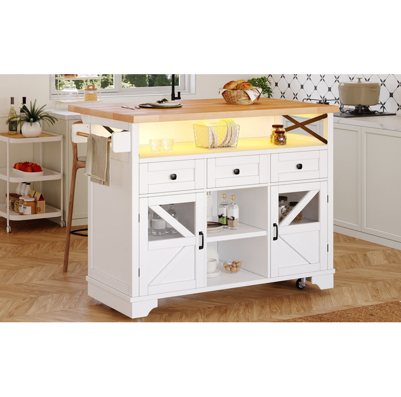 Wood Kitchen Island