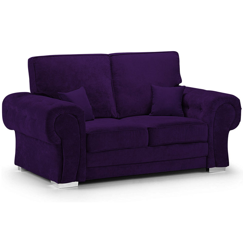 Derry Chenille Sofa, 2, Amethyst