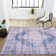 Regis Bohemian Medallion Machine-Washable Blue Rug