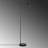 47.16'' Black Arched Floor Lamp