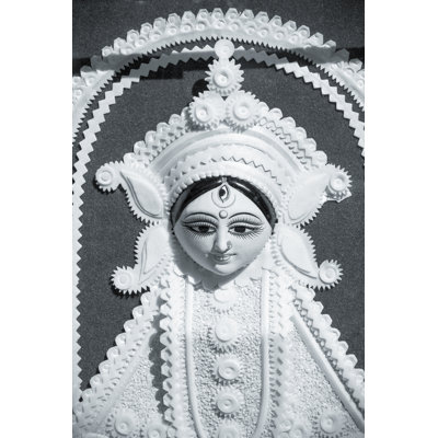 Statue de la déesse Durga - photographie sur toile tendue