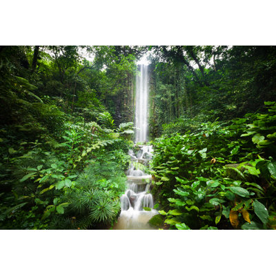 Waterfall by TommL - Wrapped Canvas Print
