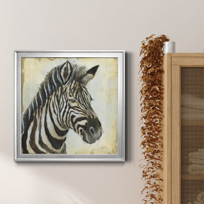 " Patterned Zebra " Painting Print